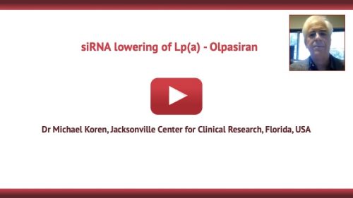 siRNA lowering of Lp(a) - Olpasiran