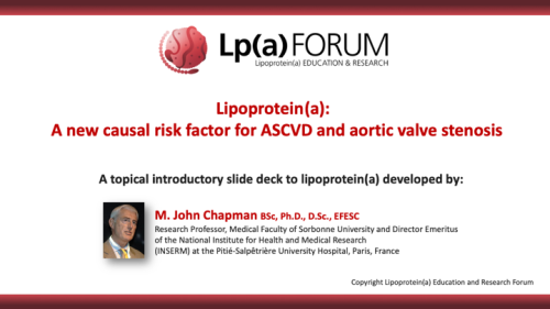 Lp A Risk Factor Lipoprotein(a): A new causal risk factor for ASCVD and aortic valve ...