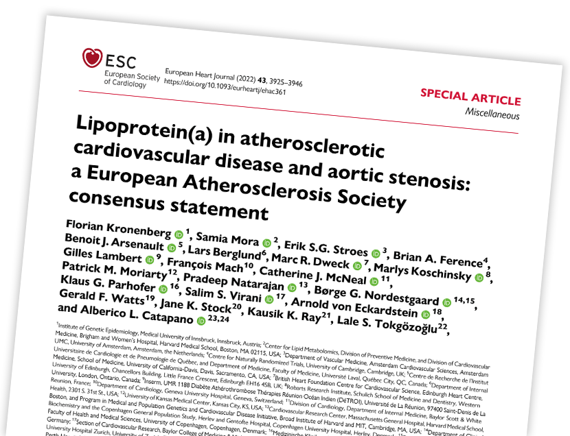 ESC consensus statement