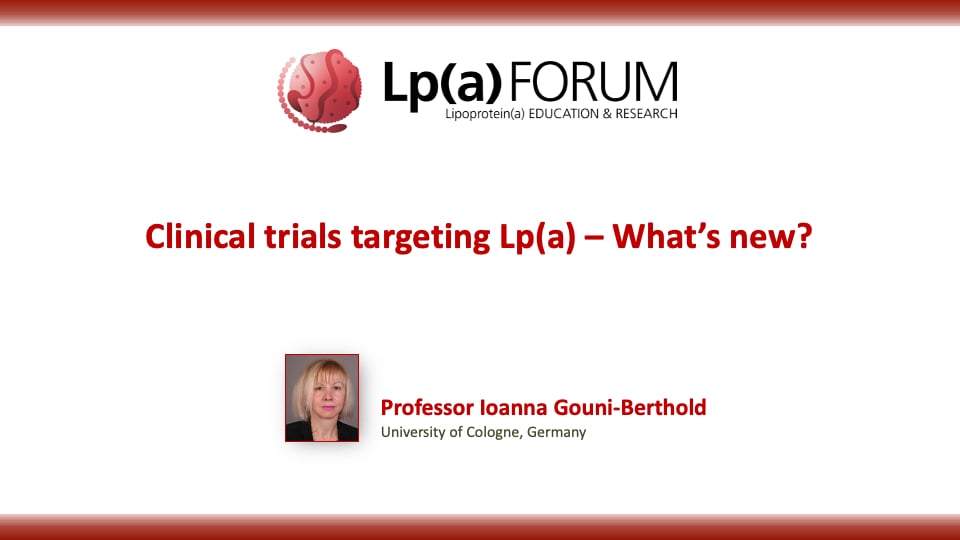 thumb Clinical trials targeting Lp(a) - What's new?