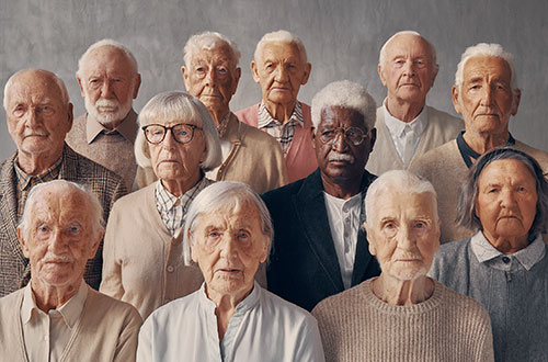 elderly group